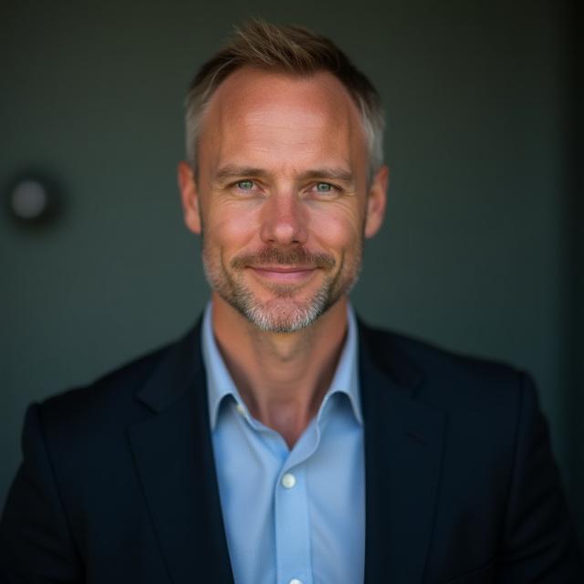 Porträtt av Oscar Johansson, produktionschef